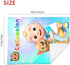 Personalized Baby Blanket Throws Double Layer Blanket Super Soft Receiving Blanket for Crib, Stroller, Travel, Decorative Nursery Bed Blankets 30x40inch