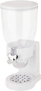 Zevro /GAT101C Indispensable Dry Food Dispenser, Single Control, White/Chrome