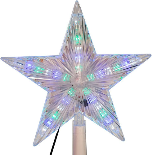 Kurt Adler Color-Changing LED Star Treetop, 8.5-Inch