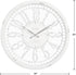 FirsTime & Co. Whitney Wall Clock, 20", Antique Cream