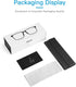 CNLO Blue light blocking Glasses,Computer Glasses,Radiation protection Gaming Glasses,For UV Protection, Anti Eyestrain,Lightweight Frame Eyewear,Men/Women (Crystal)