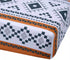 MAG Colorful Bohemian Bed Sheet Retro Orange Printed Microfiber Bedding Sheet Set with1 Fitted Sheet and 2 Pillow Shams , 12 Deep (Queen, Orange)