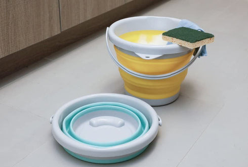 Kikkerland OR81-Y Collapsiblee Bucket, Yellow