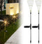 HuiDao 2 Pack Solar Lights Outdoor Decorative Firework Lights Waterproof Garden Stake Lights 2 Modes 120 LEDs Firework String Lights for Walkway Patio Lawn Backyard Party Decorations