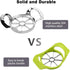 Heavy Duty Apple Corer Slicer, 8 Blade Stainless Steel Commerical Fruit Cutter Kitchen Utensils Gadget for Apple, Pear, Potato Wedge, 4 inch diameter