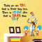 Runtoo Inspirational Quotes Wall Decals Today You are You Kids Wall Stickers Baby Nursery Bedroom Classroom Wall Decor