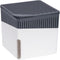 WENKO Portable Dehumidifier, Compact and Rechargeable, Moisture Absorber for Bathroom, Bedroom, Garage, Closet, 2800 Cubic Feet, 2.2lbs, White, 6.18 x 6.5 x 6.5, Large
