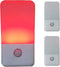 Sleep-Aid Red Night Light, Motion Detector LED Night Light with Light Sensor (3 Pack)