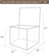 Zipcase 2 Packs All Cover in Plastic Dinning Chair Covers - Heavy Duty Clear Chair Protectors Keep Your Dinning Chair Away from Water Dust Paws and Claws