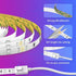 Govee Smart LED Strip Lights, 16.4ft WiFi LED Light Strip Work with Alexa and Google Assistant, 16 Million Colors with App Control and Music Sync LED Lights for Bedroom, Kitchen, TV, Party