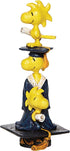 Enesco Peanuts by Jim Shore Graduation Woodstocks Stacked Miniature Figurine, 3.75 Inch, Multicolor