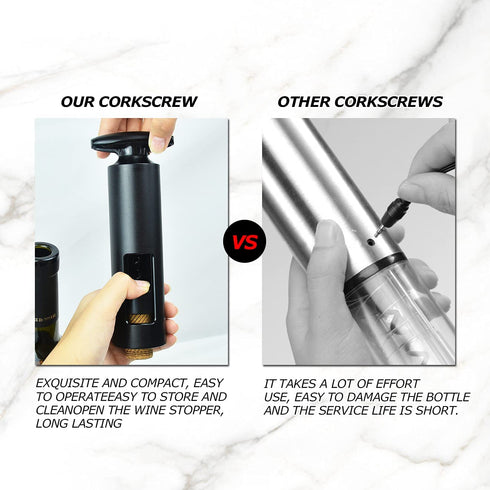 Wine opener with foil cutter no need charge labor saving opener wine Manual corkscrew wing corkscrew