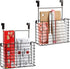 TreeLen 2PK- Kitchen Cabinet Organizer for Cutting Boards Over The Cabinet Organizer Wall Door Mount Foil Holders Rack for Kitchen Bathroom Pantry-Bronze ¦