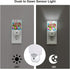 Happy Easter Plug in LED Night Light Automatic Dusk to Dawn Sensor Wall Decorative for Bright Bathroom Bedroom Kids Room Hallway