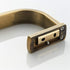 Flybath Towel Ring Holder Brass Antique Open Hanger Wall Mounted, Brushed Bronze