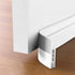 Suptikes 2 Pack Door Draft Stopper?Door Sweep for Exterior & Interior Doors,Door Bottom Seal Dust and Noise Insulation Weather Stripping Draft Guard Insulator, 1-4/5" W x 37" L,White