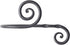 RTZEN Decorative Large Curtain Holdbacks - Set of 2 - Wrought Iron Window Drapery Tiebacks - Handmade Rod Drape Tieback Black Hooks - Rot Metal Drapes Hangers - Unique Hand Craft D©cor