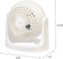 IRIS USA WOOZOO Air Circulator Fan, Vortex Fan, Desk Fan, Portable Fan, 3 Speed Settings, 360 Tilting Head, 52ft Max Air Distance, Medium, Whtie