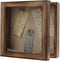 Freezing point Shadow Box Frame 8x8 Shadow Boxes Display Case with Linen Back Memorabilia Awards Medals Bouquet Photos Badge Memory Box Carbonized Small