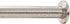 Ivilon Tension Curtain Rod - Spring Tension Rod for Windows or Shower, 16 to 24 Inch. Brushed Nickel