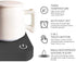 Coffee Mug Warmer, VOBAGA 4 Hours Auto Shut-Off Coffee Warmer Plate for Office Home Desk Use with 3 Temperature Settings, 20watt Electric Cup Warmer for Cocoa,Tea, Water, Milk, (No Cup)