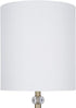 Amazon Brand Ravenna Home Contemporary Metal Table Lamp with Acrylic Accents, LED Bulb Included, 19.5"H, Antique Brass