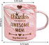 Mothers Day Gifts, Gifts for Mom from Daughter Son, Funny Gifts for Women Wife Stepmom, Mom Gifts Ideas, Tea Mug for Mom, Mom's Birthday Valentine's Day -12oz Novelty Pink Ceramic Coffee Tea Cups
