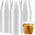Clear Plastic Cups Clear Disposable Cups 9 Oz 100 Pack Plastic Cups Recyclable Wine Glasses for Parties Elegant Plastic Party Cups Wedding Decorations