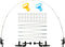 12ft Table Balloon Arch Kit,Adjustable Balloon Arch Stand Kit for Birthday Wedding Graduation Baby Shower Bachelor Christmas Party Supplies Decoration