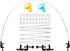 12ft Table Balloon Arch Kit,Adjustable Balloon Arch Stand Kit for Birthday Wedding Graduation Baby Shower Bachelor Christmas Party Supplies Decoration