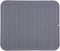 Piduules Eco-friendly Silicone Dish Drying Mat 18" x 15.8" Large Reusable Non-slipping and Heat Resistant Dish Quick Drying Pad, Dishwasher Safe (Gray XL)