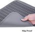 Piduules Eco-friendly Silicone Dish Drying Mat 18" x 15.8" Large Reusable Non-slipping and Heat Resistant Dish Quick Drying Pad, Dishwasher Safe (Gray XL)