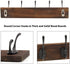 Coat Rack Wall Mount, POZEAN 2 Pack Hat Rack with 10 Wall Hooks Coat Hooks, Wall Coat Racks with Hooks for Hanging Coats, Hats, Jacket, Bags, Scarf, Keys