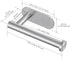 KES Self Adhesive Toilet Paper Holder Stick On Toilet Paper Roll Holder RUSTPROOF Stainless Steel Brushed Finish 2 PCS, A7170-2-P2