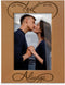 KATE POSH - You Will Forever be My Always, Infinity Sign Decor. Engraved Natural Wood Picture Frame - Wedding Gifts, Engagement Gifts for Couples, 5th Anniversary for her for him (4x6-Vertical)