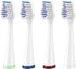 Replacement Brush Heads for Smile Bright Platinum Sonic Electric Toothbrush, Soft Bristles, 4-Pack