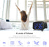 Alarm Clock Projection Clock Digital with Power Adapter and Brightness Adjustment for Home and Bedroom Blue