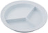 Sammons Preston Partitioned Scoop Dish, Melamine Divided Plate for Kids, Elderly, and Disabled, Divided Sections for Portion Control and Easy Scooping Walls for Limited Mobility, Adaptive Plate, Model:55502