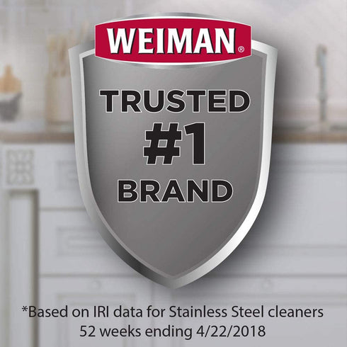 Weiman Stainless Steel Sink and Pots & Pans Cleaner and Polish - 2 Pack