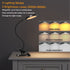 Clamp LED Desk Lamp, Flexible Gooseneck Table Lamp, 3 Lighting Modes with 3 Brightness Levels, Dimmable Office Lamp with Adapter, Touch-Sensitive Control(Black)
