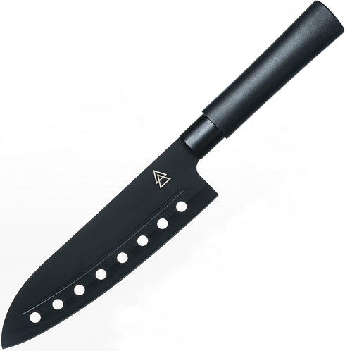 Kratos HW3 Series 7" Kitchen Chef Knife | Ultralight Weight | Meat Cutting And Cooking | Ultra Sharp Stainless Steel | Stain & Corrosion Resistant | Easy Grip Rubber Coated Handle