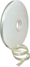 Morex Ribbon 08809/00-003 Double Face Satin Polyester Ribbon, 3/8" by 100 yd., Bridal White