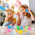 Sallyfashion 24 Pcs Easter Egg, Toy Filled Easter Eggs Colorful Plastic Easter Eggs with Mochi Squishy Squeeze Toys Toys Surprise Eggs for Easter Party Favors Easter Theme Party Easter Basket Stuffer