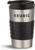 Keurig Travel Mug Fits K-Cup Pod Coffee Maker, 1 Count (Pack of 1), Stainless Steel