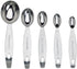 Cuisipro Stainless Steel Measuring Spoon Set Silver, Standard