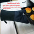 Oven Mitts, Cook Mittens 662„‰/350„ƒ Heat Resistant Aramid Mitts with Quilted Liner Professionally Protect Your Hand During Baking Doing BBQ or Carry Hot Pot, 1 Pair