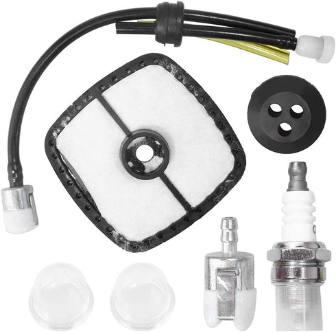 Air Filter Fuel Line Grommet Tune-Up Kit for Echo GT-200i GT-200R PE-200 PPF-210 PPF-211 SRM-210 SRM-210i SRM-210SB SRM-210U SRM-211 SRM-211i Weed Eater String Trimmer