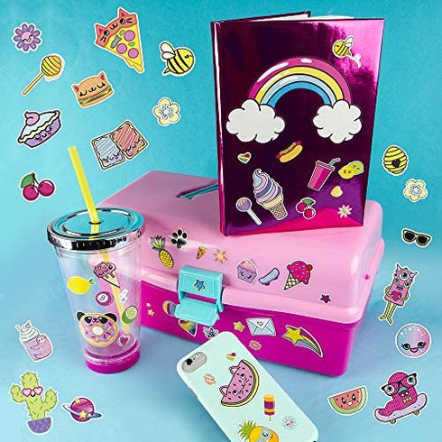 Fashion Angels 1000+ Totes Adorbs Colorful - Fun Craft Stickers for Scrapbooks, Planners, Gifts and Rewards, 40-Page Book for Kids Ages 6+ and Up