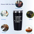 I Survived Another Meeting That Should Have Been An Email Travel Tumbler, 20 Oz Insulated Stainless Steel Tumbler with Lid, Christmas Birthday Gift for Boss College Friend, Black