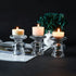 AGLARY 6PCS Glass Taper Candlesticks, Candle Holders for Table Centerpiece?Ideal Candle Holders for Wedding, Party, Birthday Decoration